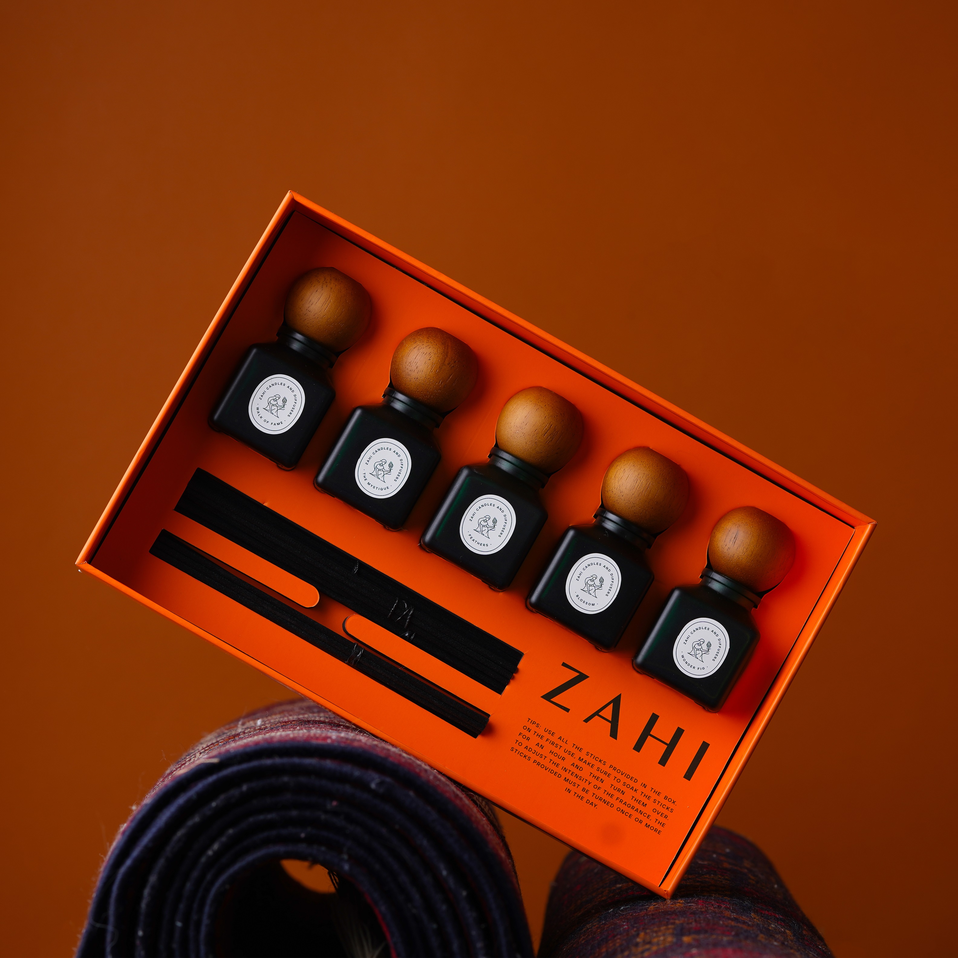 Discovery Set (5x50ML) ZAHI diffusers and candles