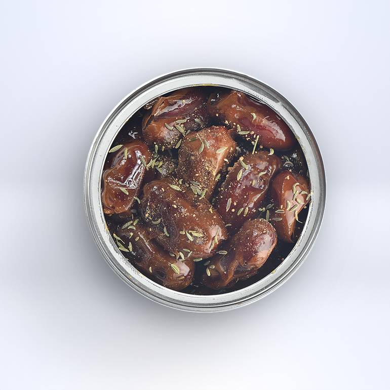 كرتون علب معدنية تمر خلاص بالزنجبيل والحلوة منزوع...