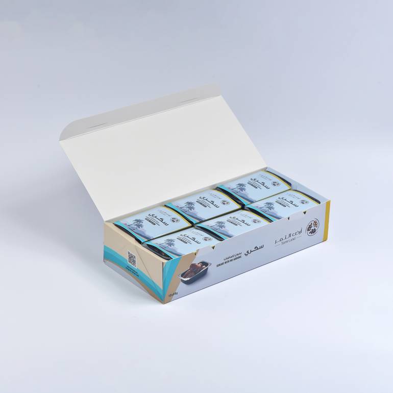 كرتون بوكس تمر سكري بدون إضافات منزوع النوى