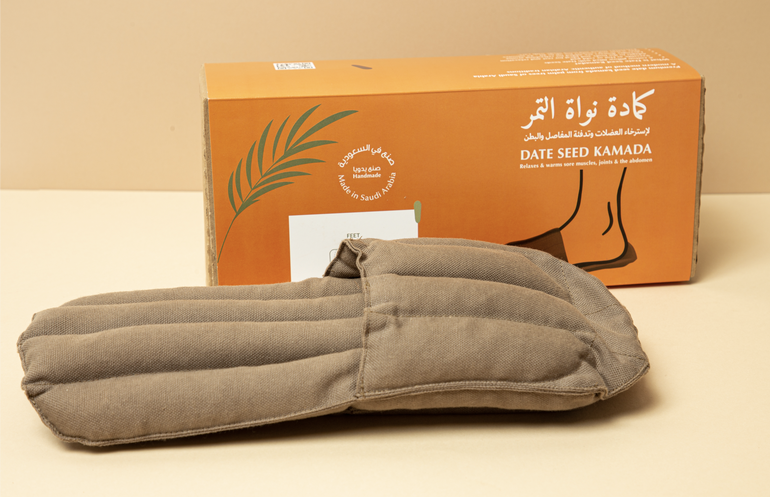 كمادة نواة التمر للقدم